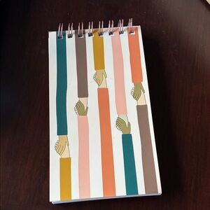 NWT! Colorful Better Together Hand-Holding Notebook
